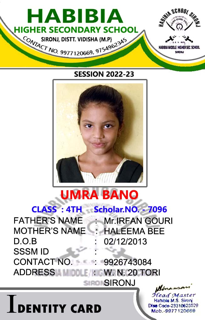demo card tamplate